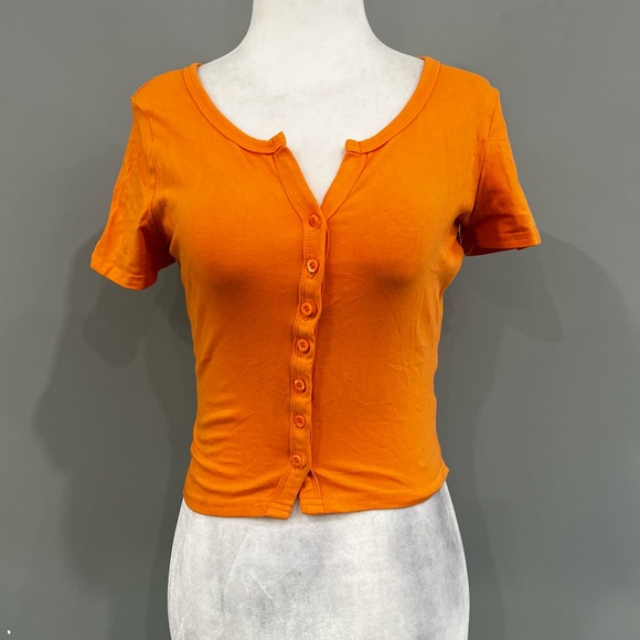 Nobu Orange Cardigan - Picture 2 of 13